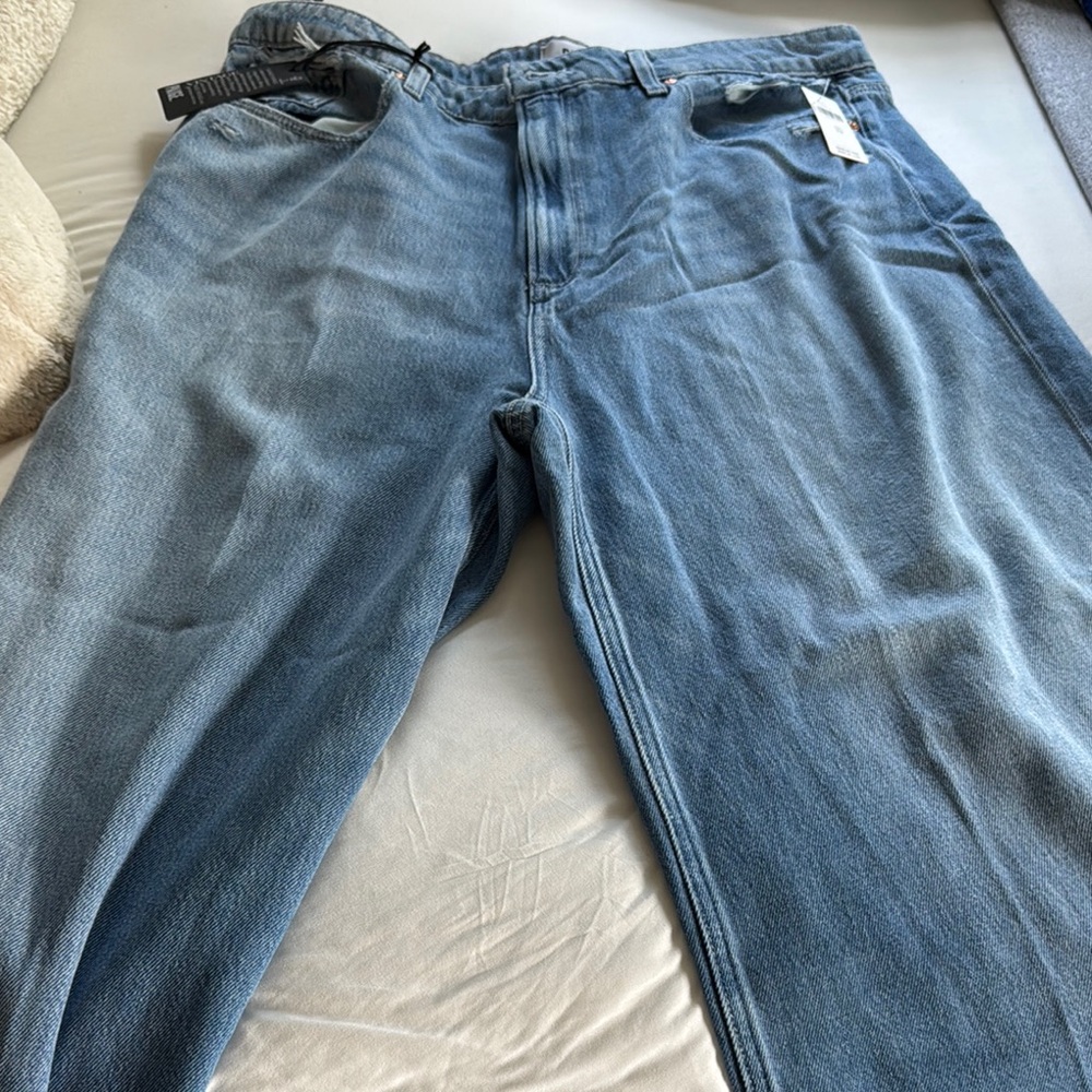 Anthropologie Blue Relaxed Jeans with Classic Denim